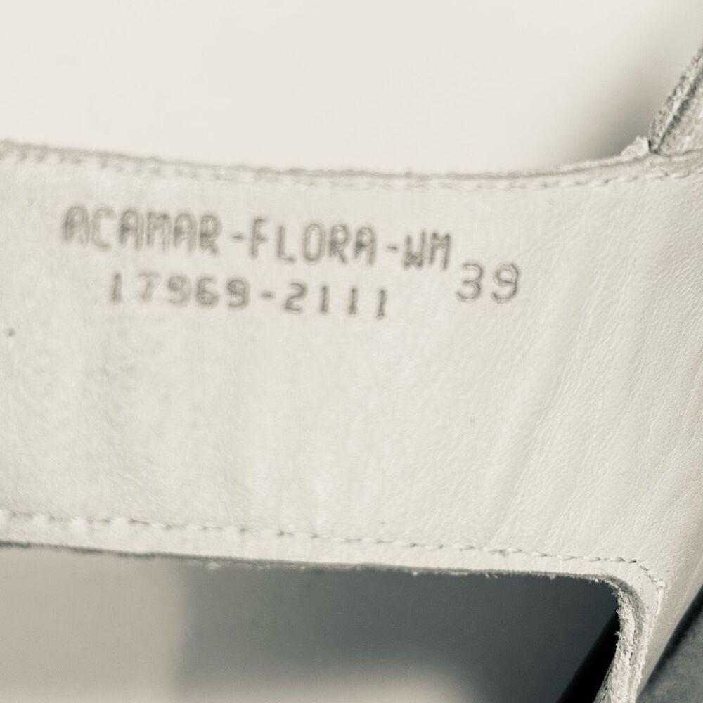 Flexus Acomar floral multi leather sandals EU 39 … - image 9